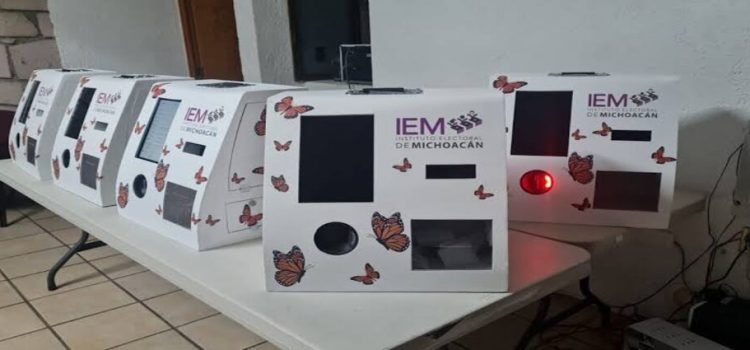 Iniciarán IEM pruebas con urnas electrónicas en Michoacán, rumbo a 2027