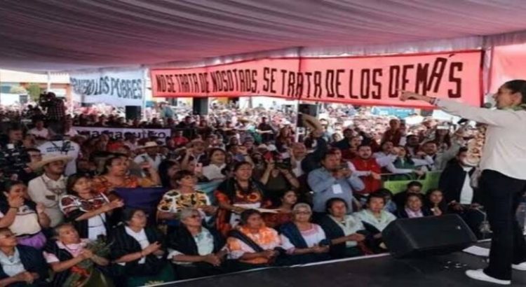 Presume Sheinbaum la unidad desde Michoacán