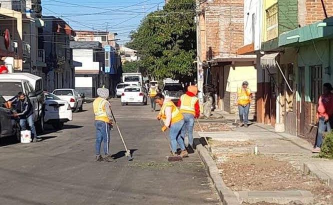 Realizaron faena de limpieza y mejoramiento en la Ejidal Sur de Zamora