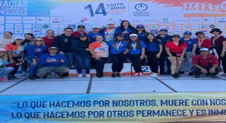 DIF Michoacán presente en la carrera Corre con el Alma