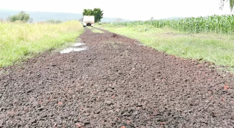 Mejoran caminos sacacosechas en Zamora