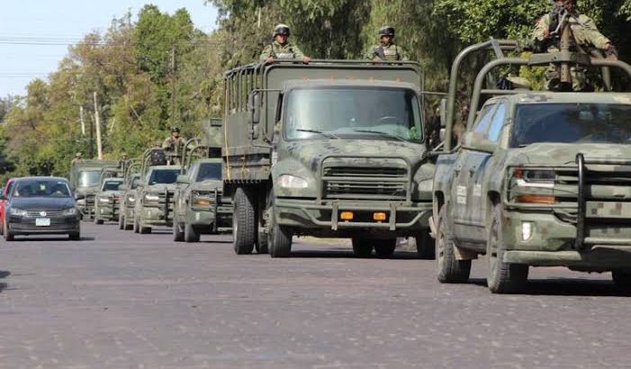 Refuerzan elementos militares seguridad en Zamora