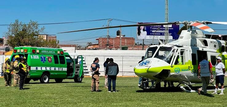 Traslada Zamora a joven con quemaduras severas a EU