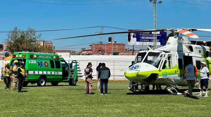 Traslada Zamora a joven con quemaduras severas a EU