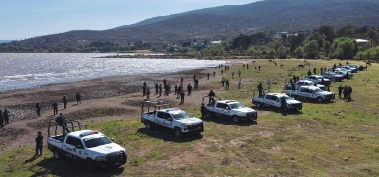 Guardia Civil de Michoacán cuida el Lago de Pátzcuaro para evitar “huachicol” de agua