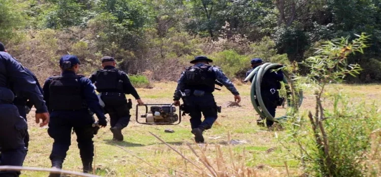 Decomisan bombas de agua usadas para drenar el Lago Zirahuén, en Michoacán