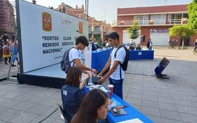 Participan 162 jóvenes en el sorteo del Servicio Militar en Zamora