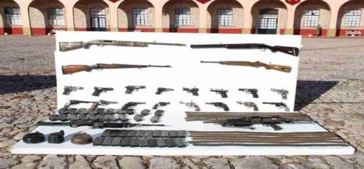 Destruye Sedena 274 armas decomisadas en Michoacán