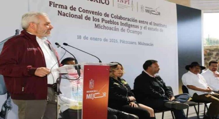 Anuncian apoyo a pueblos originarios en Michoacán