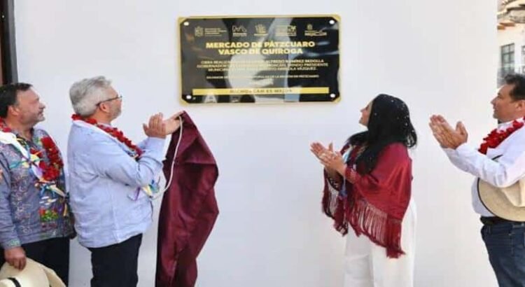 Inaugura Bedolla, el mercado más grande de Michoacán