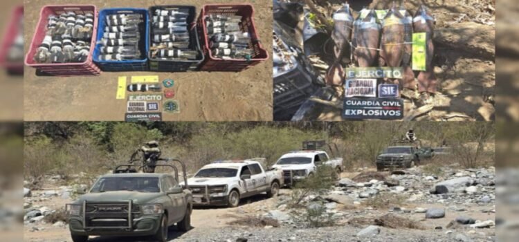 Ejército asegura 168 explosivos para drones en Buenavista, Michoacán