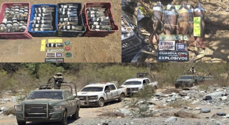 Ejército asegura 168 explosivos para drones en Buenavista, Michoacán