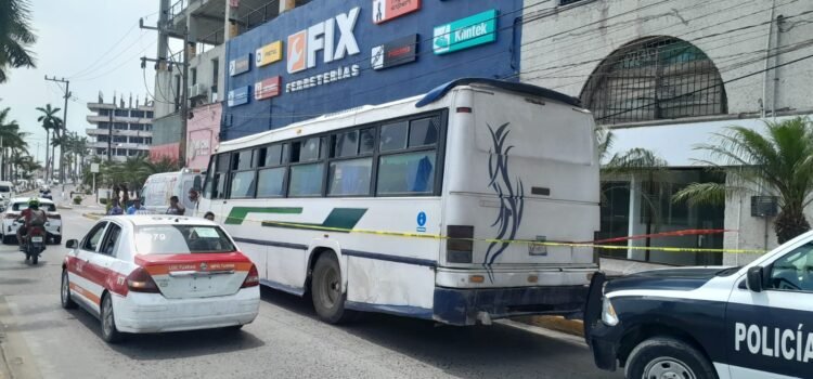 Víctima de asalto muere en el autobús de pasajeros