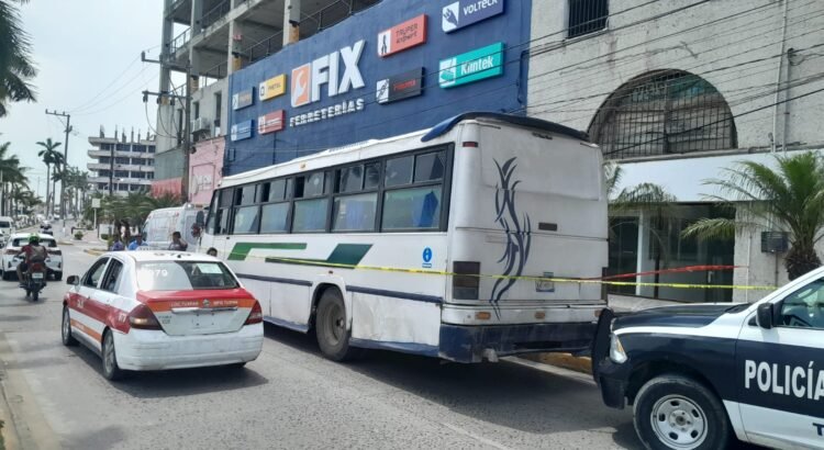 Víctima de asalto muere en el autobús de pasajeros