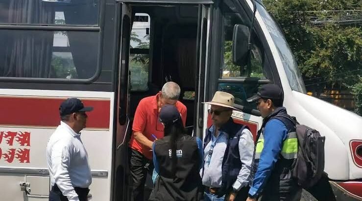 Revisan condiciones del transporte público en Zamora