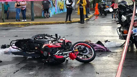 Muere motociclista en accidente