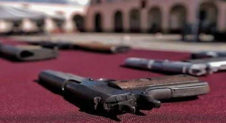 Michoacán, sexto lugar en decomiso de armas en 2024