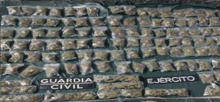 Aseguran 109 envoltorios de marihuana en Apatzingán