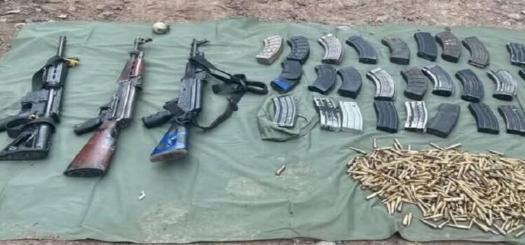 Aseguró Guardia Nacional armamento en Cotija, Michoacán