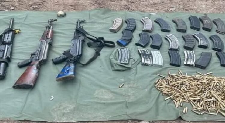 Aseguró Guardia Nacional armamento en Cotija, Michoacán