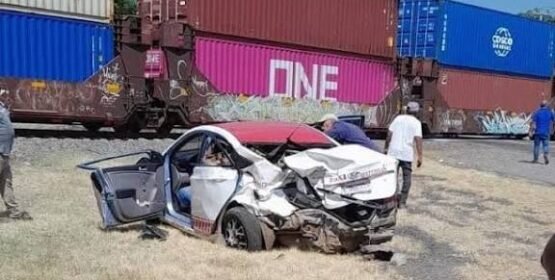 Taxista resulta lesionado tras intentar ganarle el paso al tren en Zamora