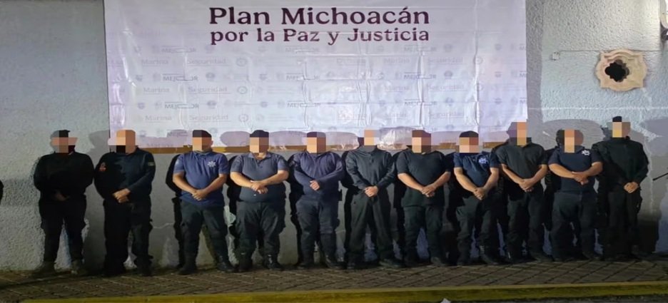Investigan a policías de 38 municipios de Michoacán por vínculos con el CJNG