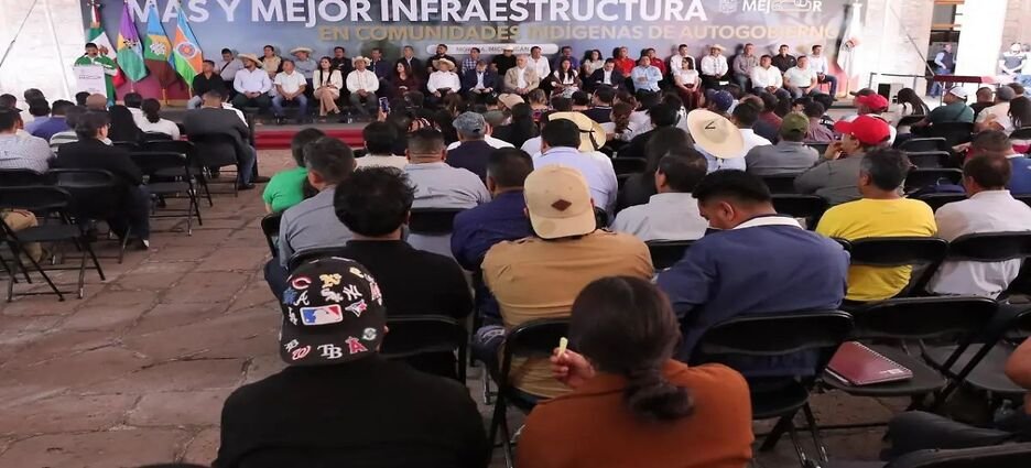 Comunidades indígenas de Michoacán recibirán presupuesto directo para obras públicas