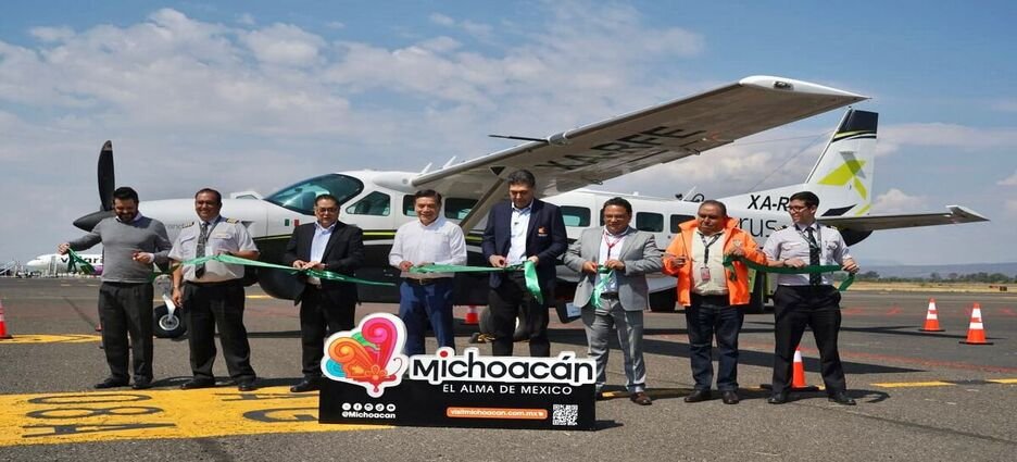 AIFA suma nuevo vuelo de Aerus a Michoacán y fortalece la conectividad