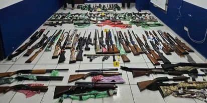 Aseguran en Piedras Negras más de 100 armas que presuntamente tenían como destino Michoacán