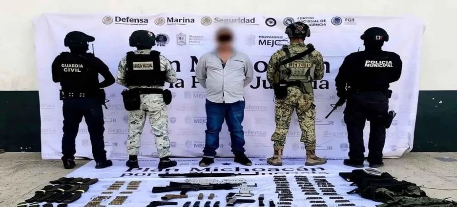 Arrestan en Michoacán a presunto hermano de “El Abuelo Farías”