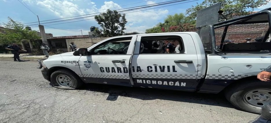 Presunta emboscada del CJNG deja policías heridos en Nahuatzen, Michoacán