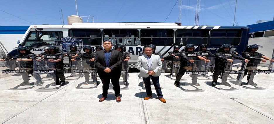 Policía Auxiliar de Puebla capacita a replicadores de Michoacán y delegaciones foráneas