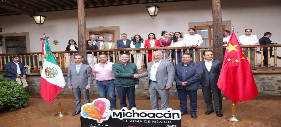 Bedolla y embajador de China fortalecen agenda económica, turística y cultural para Michoacán