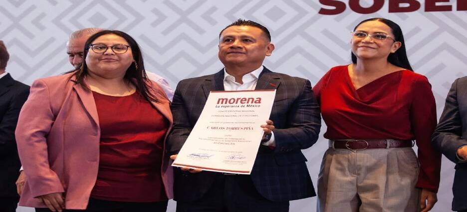 Morena designa a Carlos Torres Piña como coordinador de la Transformación en Michoacán