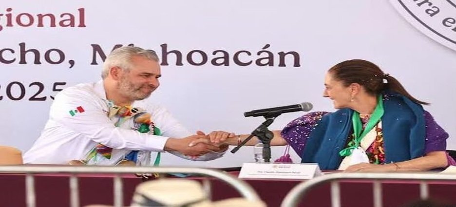Visita de Sheinbaum refuerza respaldo federal a Michoacán, señala Bedolla