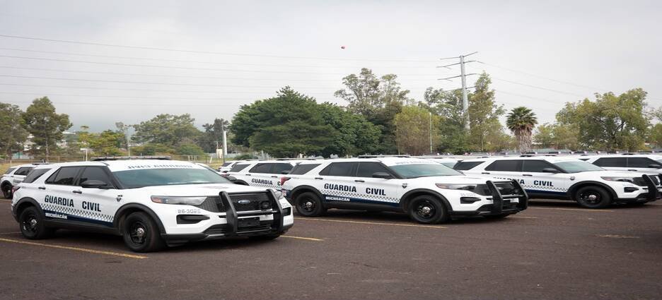 Michoacán incorpora 40 patrullas nuevas para fortalecer la vigilancia en carreteras